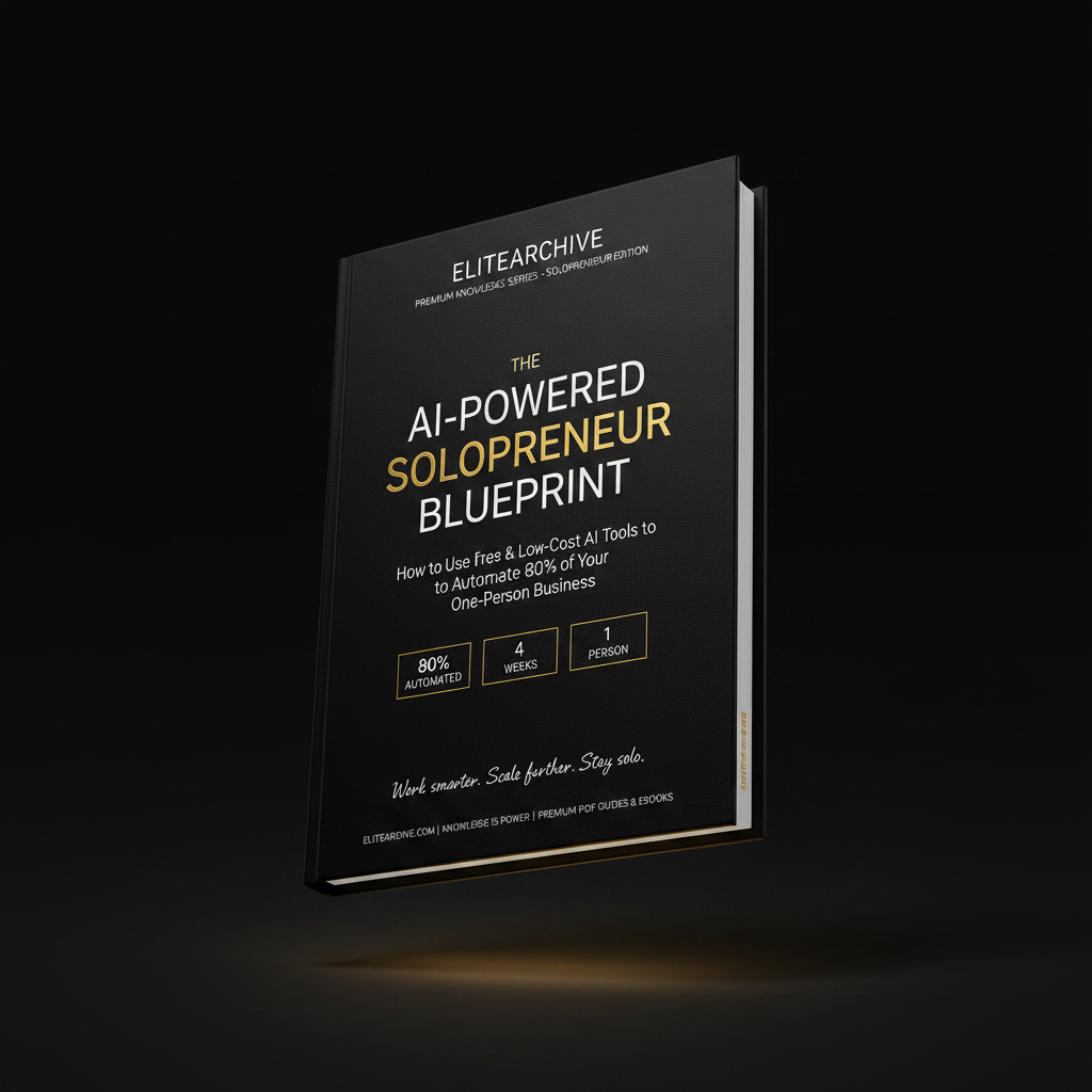 The AI-Powered Solopreneur Blueprint — Online Business Guide PDF by Elite Archive