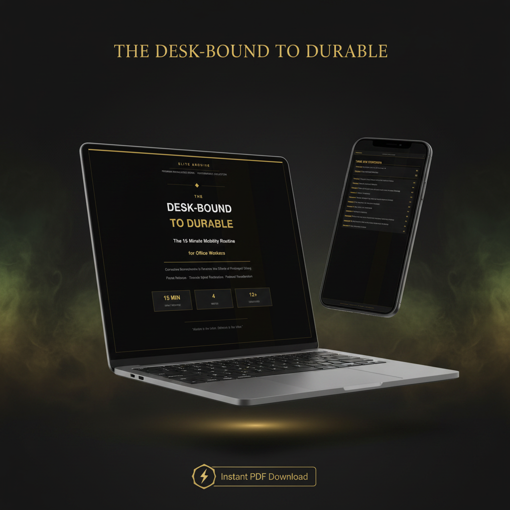 Desk-Bound to Durable: The 15-Minute Mobility Routine - Digital Ebook PDF \| Elite Archive
