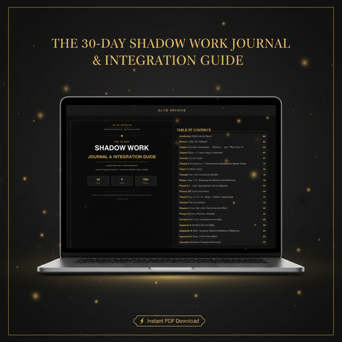 Shadow Work Journal — Laptop Mockup
